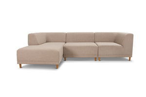 FLOKK bouclé. 3 pieces, corner, left